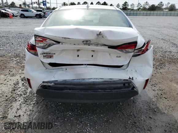 2024 Toyota Corolla LE with VIN 5YFB4MDE8RP133263, listed as a Copart auction lot 53626055 with 48,569 mi miles and Salvage Title. Bid and sale history available at carsss.com. Image 6.