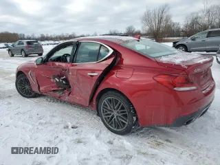 2019 Genesis G70 Advanced with VIN KMTG74LE7KU027279, listed as a Copart auction lot 88321585 with 99,503 mi miles and Salvage Title. Bid and sale history available at DreamBid. Image 2.