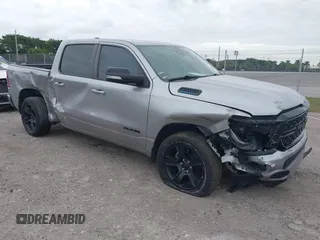 2022 Ram 1500 Lone Star with VIN 1C6RREFG8NN326239, listed as a IAAI auction lot 41324138 with 25,519 mi miles and . Bid and sale history available at DreamBid. Image 1.