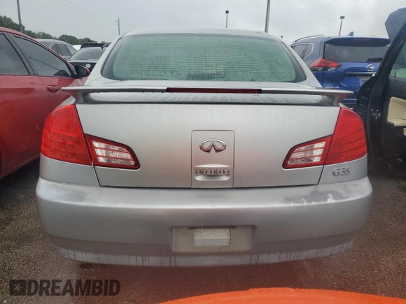 2003 Infiniti G35 with VIN JNKCV51E23M004889, listed as a Copart auction lot 74903104 with Not Provided miles and Salvage Title. Bid and sale history available at DreamBid. Image 6.