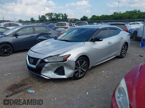 2019 Nissan Maxima SV with VIN 1N4AA6AV4KC376688, listed as a IAAI auction lot 42567641 with 178,411 mi miles and . Bid and sale history available at DreamBid. Image 2.