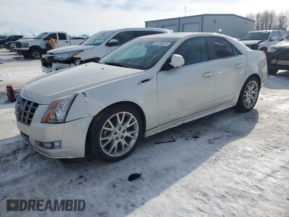 2012 Cadillac CTS Performance with VIN 1G6DL5E37C0119518, listed as a Copart auction lot 43238225 with 102,195 mi miles and Clean title. Bid and sale history available at DreamBid. Image 1.