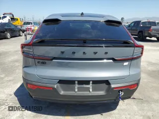 2023 Volvo C40 Recharge Pure Electric Ultimate with VIN YV4ED3GM9P2027892, listed as a Copart auction lot 60420974 with 19,650 mi miles and Salvage Title. Bid and sale history available at carsss.com. Image 6.
