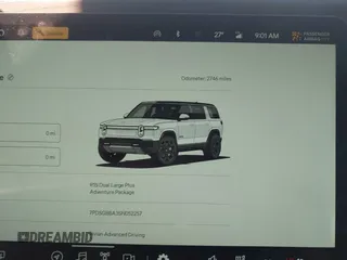 2025 Rivian R1S Adventure z VIN 7PDSGBBA3SN052257, wystawiony jako IAAI lot #41289615 z przebiegiem 2746 mil mil oraz . Historia ofert i sprzedaży dostępna na DreamBid. Obrazek 7.