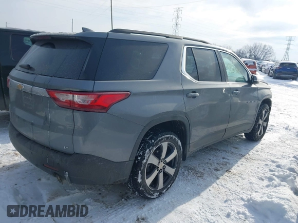 2021 Chevrolet Traverse LT z VIN 1GNERHKW0MJ160463, wystawiony jako IAAI lot #41263115 z przebiegiem 67 021 mil mil oraz . Historia ofert i sprzedaży dostępna na DreamBid. Obrazek 4.