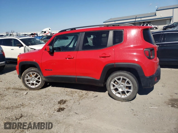 2020 Jeep Renegade Latitude with VIN ZACNJBBB6LPL71835, listed as a Copart auction lot 46635595 with 27,522 mi miles and Salvage title. Bid and sale history available at DreamBid. Image 2.