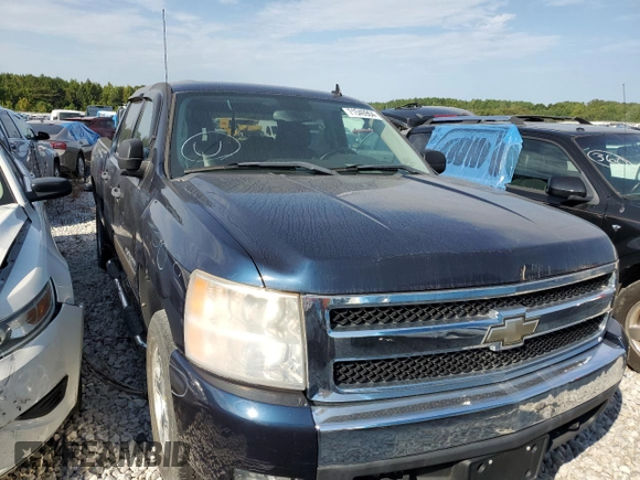 2007 Chevrolet Silverado 1500 LT w/1LT with VIN 3GCEC13J47G542814, listed as a Copart auction lot 71540904 with 114,356 mi miles and Salvage Title. Bid and sale history available at carsss.com. Image 4.