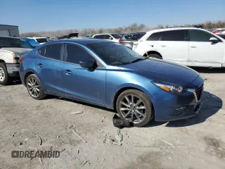 2018 Mazda 3 Touring with VIN 3MZBN1V36JM242211, listed as a Copart auction lot 50771185 with 87,158 mi miles and Salvage Title. Bid and sale history available at DreamBid. Image 4.