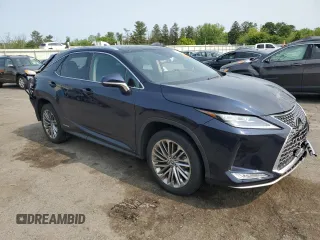 2020 Lexus RX 450h with VIN 2T2JGMDA0LC053815, listed as a Copart auction lot 58234665 with 48,002 mi miles and Salvage title. Bid and sale history available at DreamBid. Image 4.