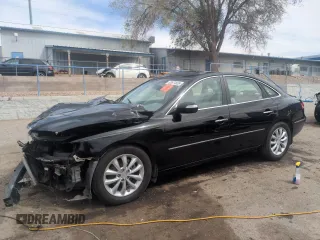 2008 Hyundai Azera Limited with VIN KMHFC46F68A252423, listed as a Copart auction lot 53674855 with 57,747 mi miles and Non repairable. Bid and sale history available at DreamBid. Image 1.