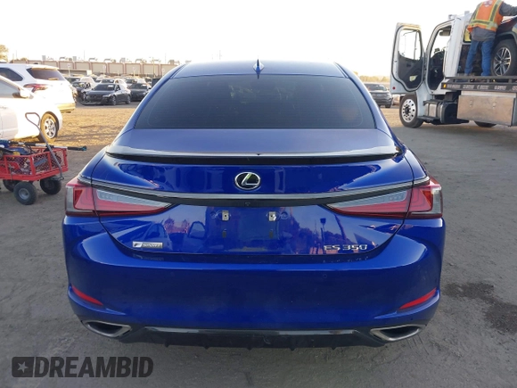 2021 Lexus ES 350 F Sport with VIN 58AHZ1B17MU096457, listed as a IAAI auction lot 41401292 with 38,265 mi miles and . Bid and sale history available at DreamBid. Image 17.