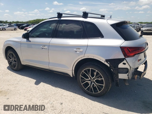 2023 Audi SQ5 Premium Plus with VIN WA1B4AFY0P2143894, listed as a Copart auction lot 59869514 with 10,606 mi miles and Salvage Title. Bid and sale history available at carsss.com. Image 2.
