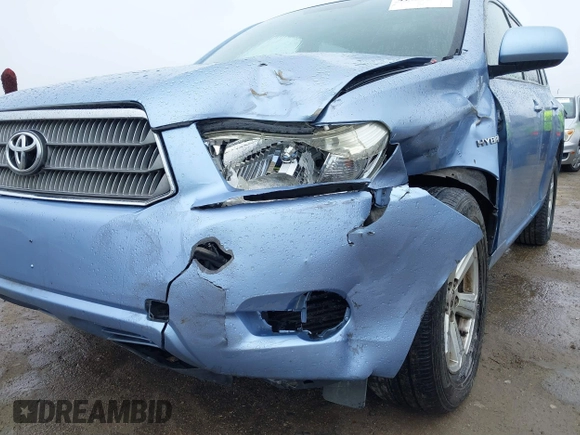 2008 Toyota Highlander Hybrid with VIN JTEEW41A782008949, listed as a IAAI auction lot 41782600 with 109,011 mi miles. Bid and sale history available at carsss.com. Image 19.