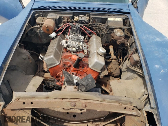 1968 Chevrolet Corvette with VIN 194378S428210, listed as a Copart auction lot 62001465 with 31,987 mi miles and Clean title. Bid and sale history available at DreamBid. Image 11.