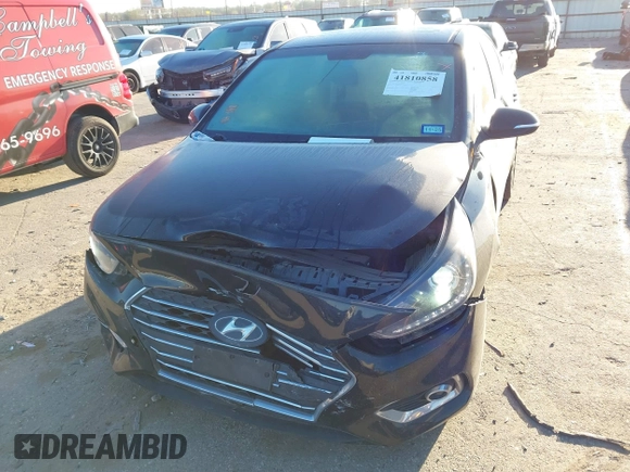 2022 Hyundai Accent Limited with VIN 3KPC34A67NE157277, listed as a IAAI auction lot 41810858 with 39,903 mi miles. Bid and sale history available at carsss.com. Image 6.