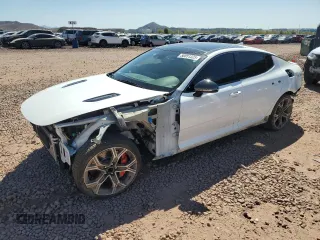 2020 Kia Stinger GT1 with VIN KNAE45LC2L6081904, listed as a Copart auction lot 50051325 with 50,236 mi miles and Salvage Title. Bid and sale history available at carsss.com. Image 1.