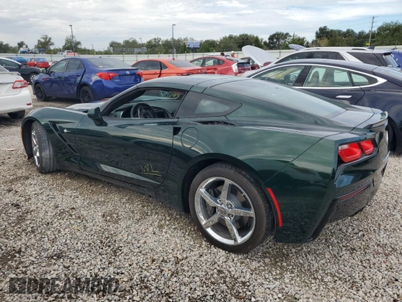 2014 Chevrolet Corvette 2LT with VIN 1G1YC2D70E5109574, listed as a Copart auction lot 78023124 with 0 mi miles and Non Repairable. Bid and sale history available at carsss.com. Image 2.