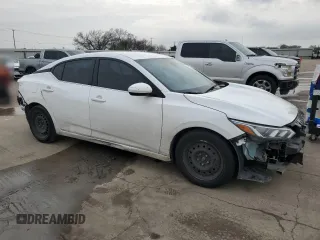 2022 Nissan Sentra S with VIN 3N1AB8BV5NY241154, listed as a Copart auction lot 47236415 with 79,407 mi miles and Salvage Title. Bid and sale history available at carsss.com. Image 4.