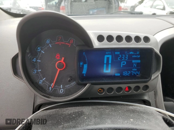 2013 Chevrolet Sonic LT with VIN 1G1JC6SH2D4101503, listed as a Copart auction lot 48830475 with 182,744 mi miles and Clean Title. Bid and sale history available at carsss.com. Image 9.