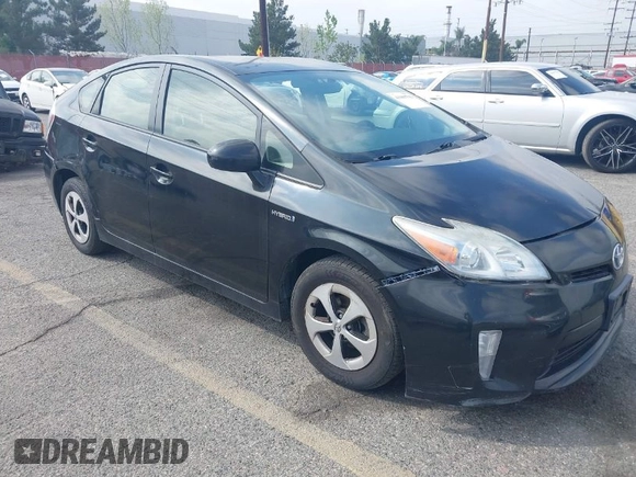 2014 Toyota Prius Four with VIN JTDKN3DU0E0376097, listed as a IAAI auction lot 41909796 with 122,973 mi miles. Bid and sale history available at carsss.com. Image 1.