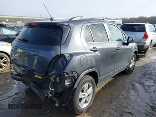 2016 Chevrolet Trax LT with VIN 3GNCJLSB2GL223395, listed as a IAAI auction lot 41697994 with 117,487 mi miles. Bid and sale history available at carsss.com. Image 4.
