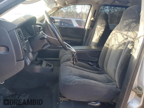 2002 Dodge Dakota SLT with VIN 1B7HG48N42S588224, listed as a Copart auction lot 87807265 with 69,817 mi miles and Salvage Title. Bid and sale history available at carsss.com. Image 7.