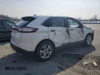 2015 Ford Edge SEL with VIN 2FMTK4J96FBB62987, listed as a Copart auction lot 49096575 with 104,536 mi miles and Salvage Title. Bid and sale history available at carsss.com. Image 3.