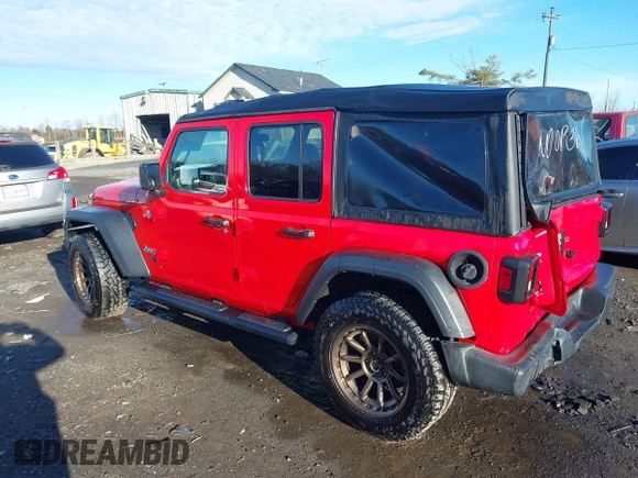 2020 Jeep Wrangler Unlimited Sport S с VIN 1C4HJXDG2LW341045, выставлен на аукционе IAAI как лот 41208571 с пробегом 121 244 миль миль и . История ставок и продаж доступна на DreamBid. Изображение 3.