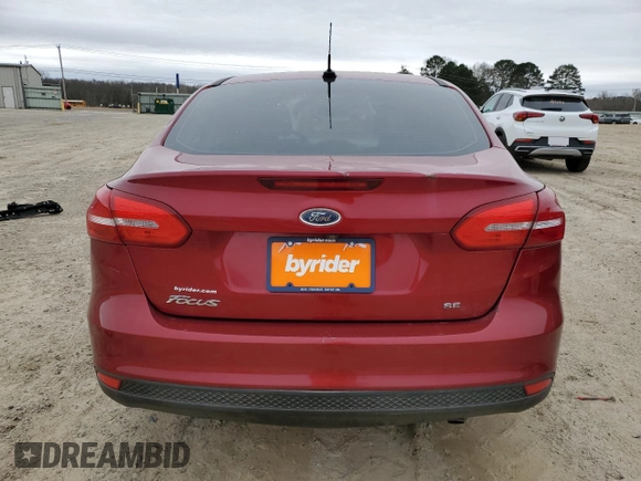 2017 Ford Focus SE with VIN 1FADP3F22HL264053, listed as a Copart auction lot 48172355 with 130,818 mi miles and Salvage Title. Bid and sale history available at DreamBid. Image 6.
