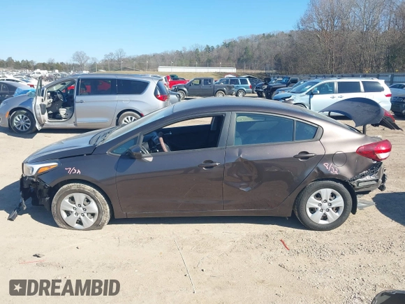 2017 Kia Forte LX with VIN 3KPFK4A76HE143867, listed as a IAAI auction lot 41623307 with 64,097 mi miles. Bid and sale history available at carsss.com. Image 14.