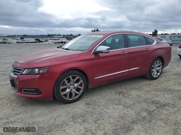 2015 Chevrolet Impala LTZ with VIN 1G1165S3XFU132555, listed as a Copart auction lot 53562185 with 164,455 mi miles and Clean Title. Bid and sale history available at carsss.com. Image 1.