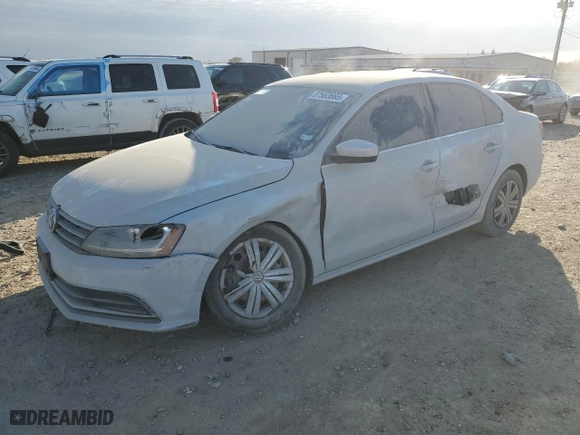 2017 Volkswagen Jetta 1.4T S with VIN 3VW2B7AJ6HM405076, listed as a Copart auction lot 45401615 with 83,614 mi miles and Salvage Title. Bid and sale history available at carsss.com. Image 1.