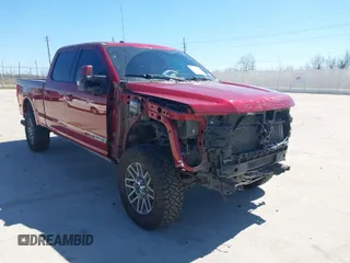 2018 Ford Super Duty F-250 SRW XL with VIN 1FT7W2BT1JEC55762, listed as a IAAI auction lot 41744932 with 243,696 mi miles. Bid and sale history available at carsss.com. Image 1.