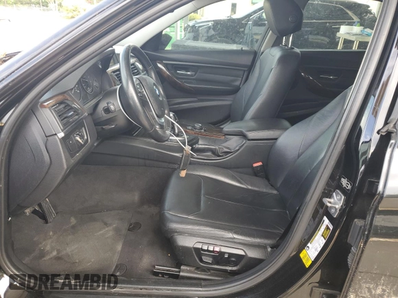 2014 BMW 3 Series 328i with VIN WBA3A5C53EF605081, listed as a Copart auction lot 59578235 with 195,443 mi miles and Salvage title. Bid and sale history available at DreamBid. Image 7.