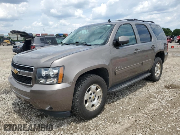 2013 Chevrolet Tahoe LT with VIN 1GNSKBE08DR108589, listed as a Copart auction lot 60191675 with 221,595 mi miles and Salvage title. Bid and sale history available at DreamBid. Image 1.