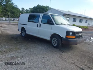 2012 Chevrolet Express Cargo with VIN 1GCSGAFX8C1178767, listed as a IAAI auction lot 42538712 with Not provided miles and . Bid and sale history available at DreamBid. Image 1.