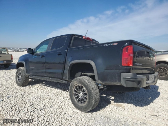 2021 Chevrolet Colorado 4WD ZR2 with VIN 1GCGTEEN9M1261117, listed as a Copart auction lot 88494525 with 35,993 mi miles and Salvage Title. Bid and sale history available at carsss.com. Image 2.
