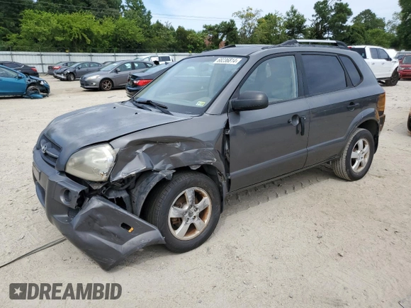 2007 Hyundai Tucson GLS with VIN KM8JM12B27U515691, listed as a Copart auction lot 68236814 with 120,898 mi miles and Salvage Title. Bid and sale history available at carsss.com. Image 1.