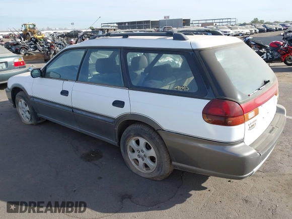 1999 Subaru Legacy Outback z VIN 4S3BG6858X7642460, wystawiony jako IAAI lot #40957251 z przebiegiem 206 546 mil mil oraz . Historia ofert i sprzedaży dostępna na DreamBid. Obrazek 3.