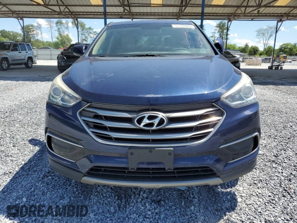 2017 Hyundai Santa Fe 2.4L z VIN 5XYZT3LB2HG496566, wystawiony jako Copart lot #57759925 z przebiegiem 129 094 mil mil oraz Szkoda całkowita • Salvage title. Historia ofert i sprzedaży dostępna na DreamBid. Obrazek 5.