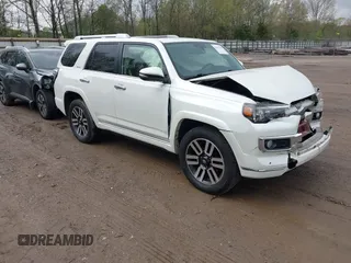 2018 Toyota 4Runner SR5 with VIN JTEBU5JR6J5556143, listed as a IAAI auction lot 42012478 with 87,394 mi miles. Bid and sale history available at carsss.com. Image 1.
