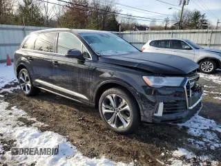 2020 Audi Q7 Premium Plus with VIN WA1LXAF78LD003495, listed as a Copart auction lot 86485284 with 43,802 mi miles and Salvage Title. Bid and sale history available at carsss.com. Image 4.