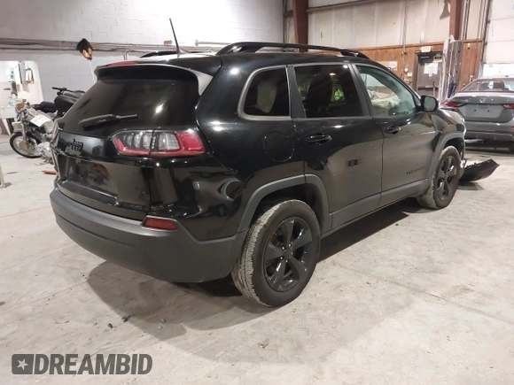 2019 Jeep Cherokee Latitude Plus with VIN 1C4PJMLB3KD437485, listed as a IAAI auction lot 41214755 with 42,008 mi miles and . Bid and sale history available at DreamBid. Image 4.