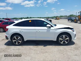 2022 Audi Q5 Sportback S line Premium Plus with VIN WA15AAFY4N2084268, listed as a IAAI auction lot 42463401 with Not provided miles and . Bid and sale history available at DreamBid. Image 13.