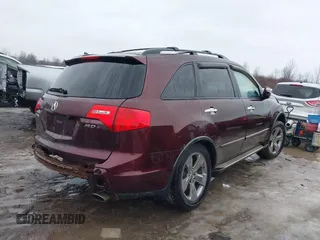 2009 Acura MDX Sport/Pwr Tail Gate with VIN 2HNYD28709H504992, listed as a IAAI auction lot 41683388 with 206,747 mi miles. Bid and sale history available at carsss.com. Image 4.
