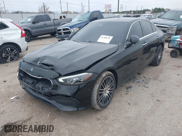 2024 Mercedes-Benz C 300 with VIN W1KAF4GB1RR227861, listed as a IAAI auction lot 41380978 with 6,890 mi miles and . Bid and sale history available at DreamBid. Image 17.