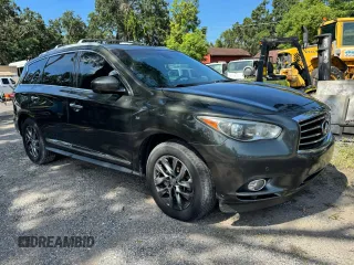 2014 Infiniti QX60 with VIN 5N1AL0MN8EC541946, listed as a Copart auction lot 64878725 with 138,680 mi miles and Clean title. Bid and sale history available at DreamBid. Image 1.