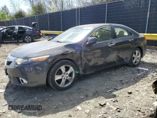 2012 Acura TSX Tech Pkg with VIN JH4CU2F69CC027403, listed as a Copart auction lot 50981715 with 247,233 mi miles and Salvage Title. Bid and sale history available at carsss.com. Image 1.