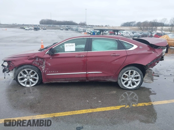 2017 Chevrolet Impala Premier with VIN 1G1145S31HU111893, listed as a IAAI auction lot 41733545 with Not Provided miles and . Bid and sale history available at DreamBid. Image 14.