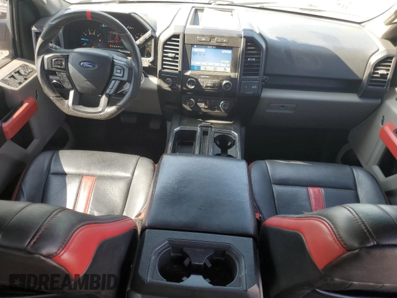 2017 Ford F-150 XL with VIN 1FTEW1EPXHFB15410, listed as a Copart auction lot 58523905 with 127,197 mi miles and Salvage title. Bid and sale history available at DreamBid. Image 8.